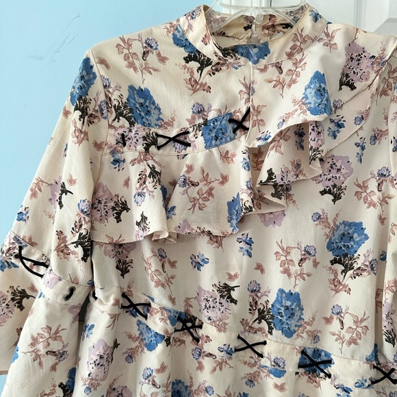 WEEKEND SALE! ASOS pink floral blouse - Picture 3 of 5